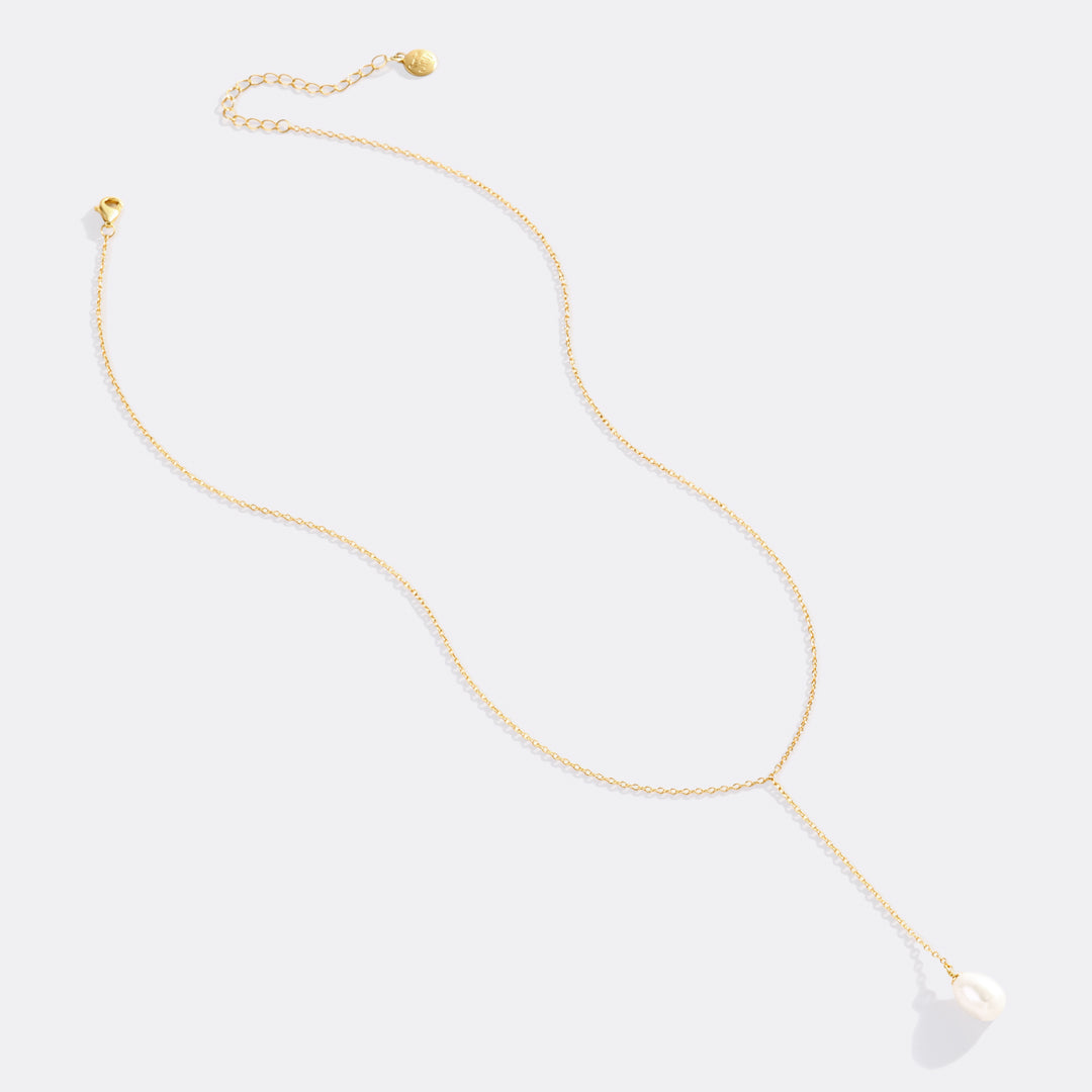 Pearl Lariat Necklace