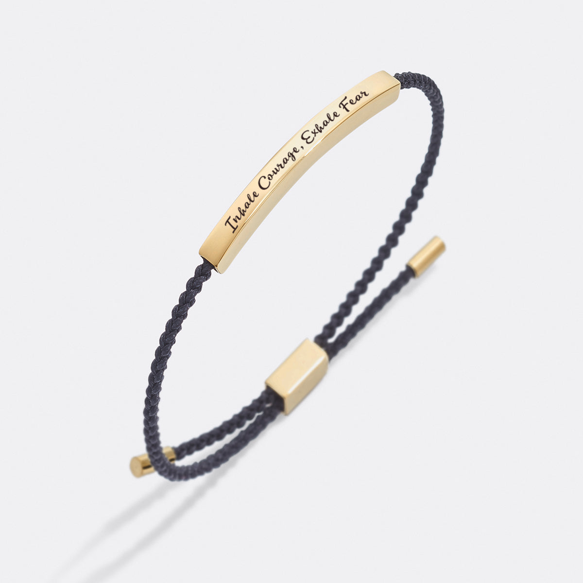 Inhale Courage, Exhale Fear Inspire Bracelet