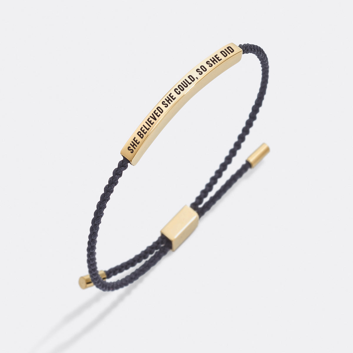 She Believed She Could, So She Did Inspire Bracelet