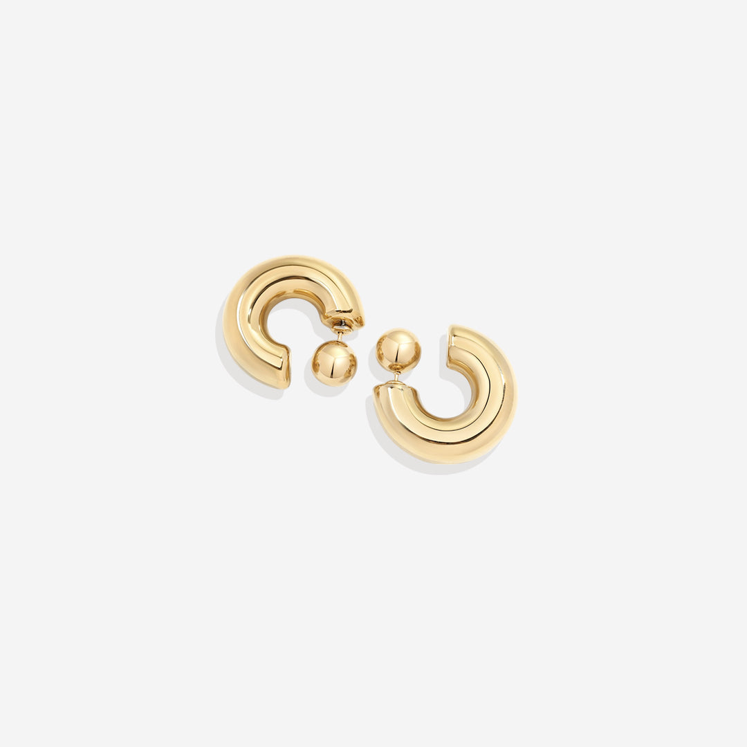 Reversible Hoop Earrings