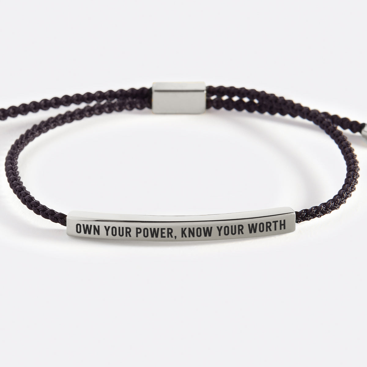 Own Your Power, Know Your Worth Inspire Bracelet