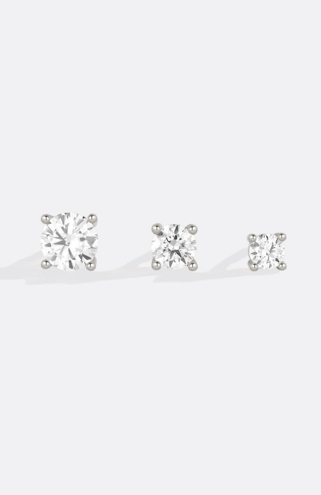 Classic Diamond Stud Earrings