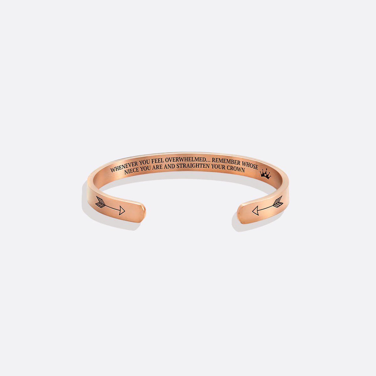 Remember Who You Are and Straighten Your Crown Cuff Bracelet