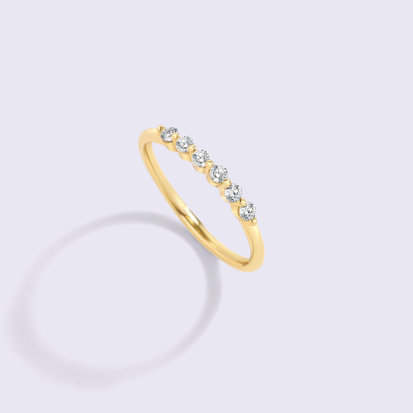 Brilliant Floating Diamond Ring