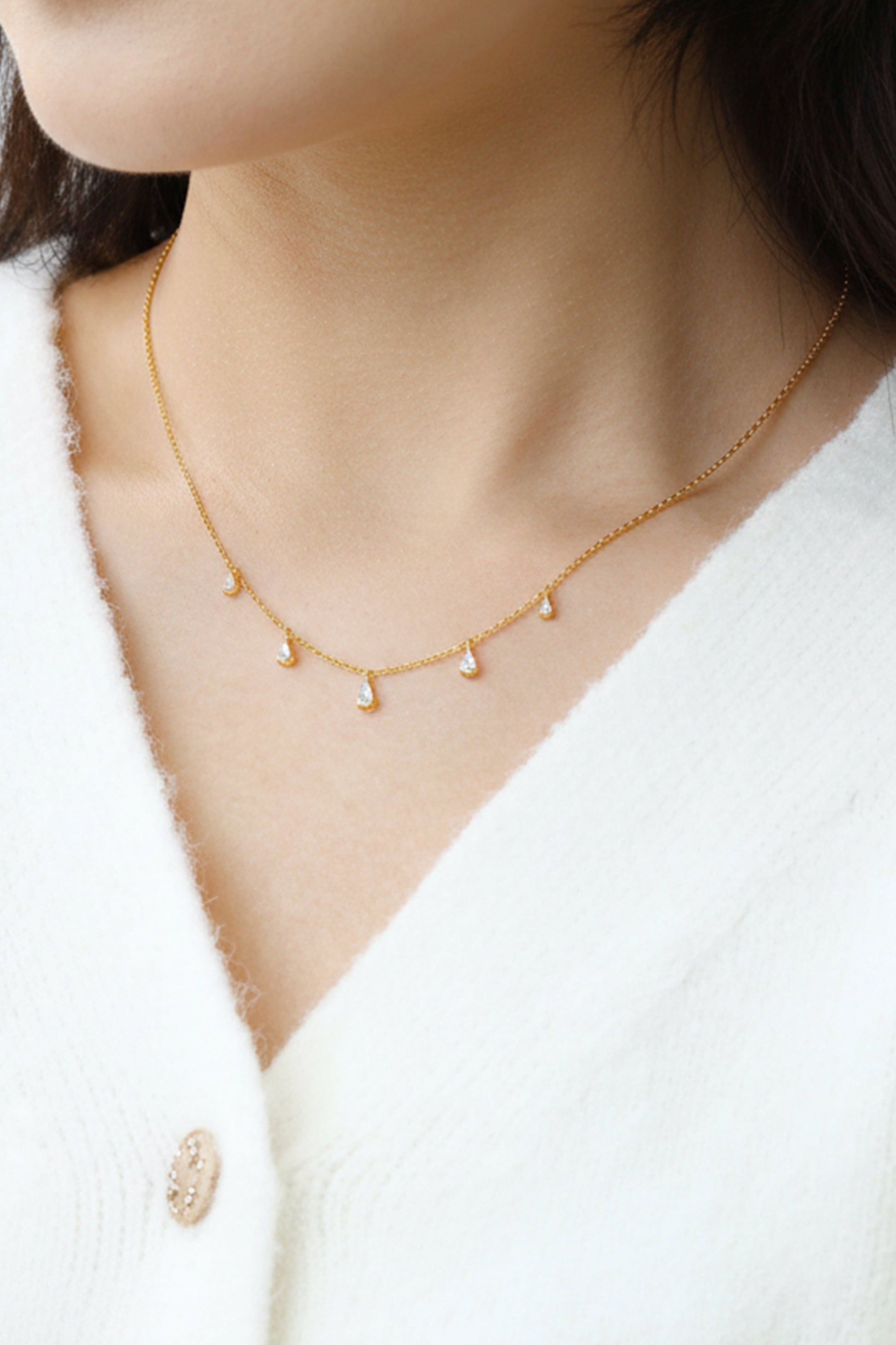 Pear Shape Necklace