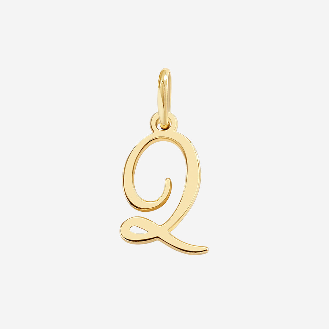 Cursive Initial Charm