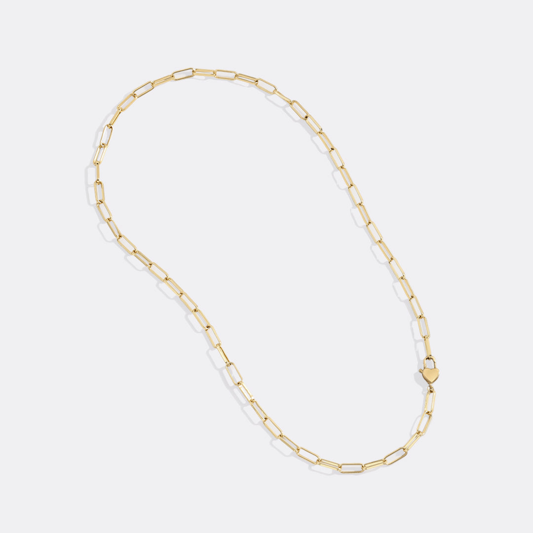 Heart Padlock Necklace
