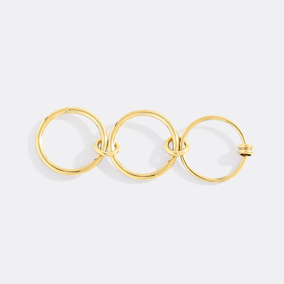 Linked Statement Fidget Rings