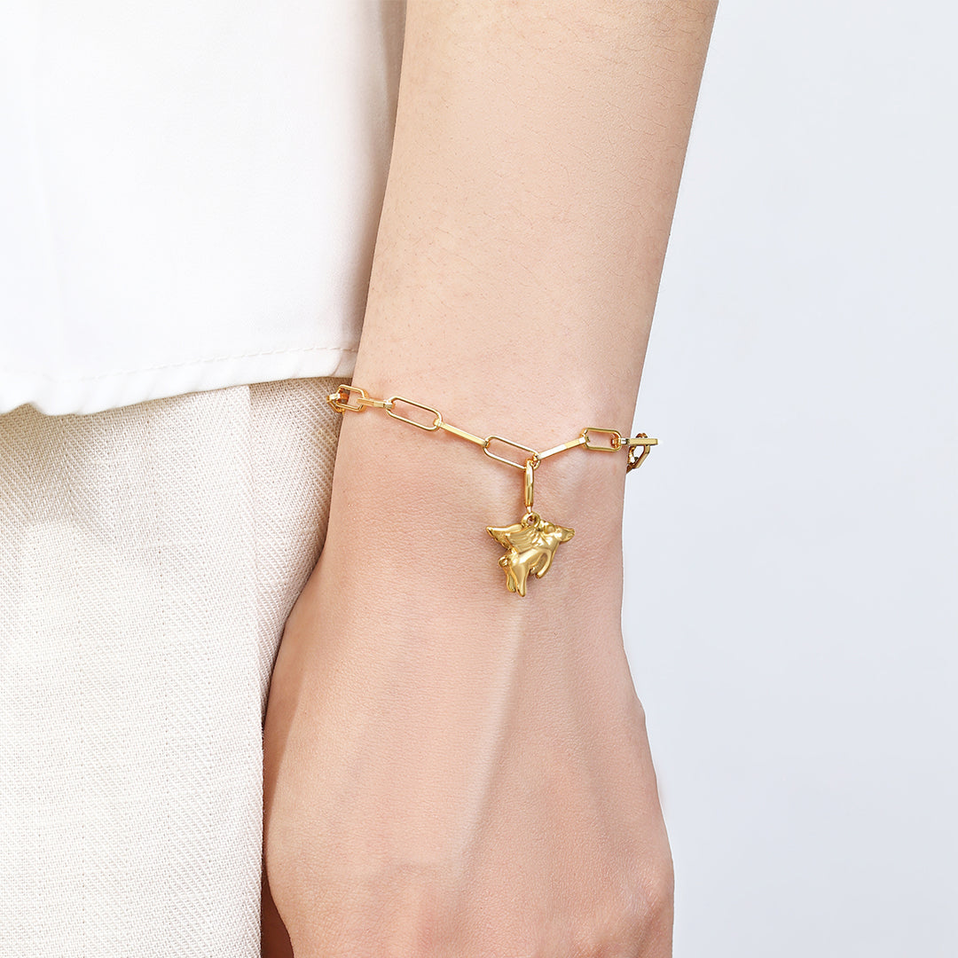 Flying Pig Charm