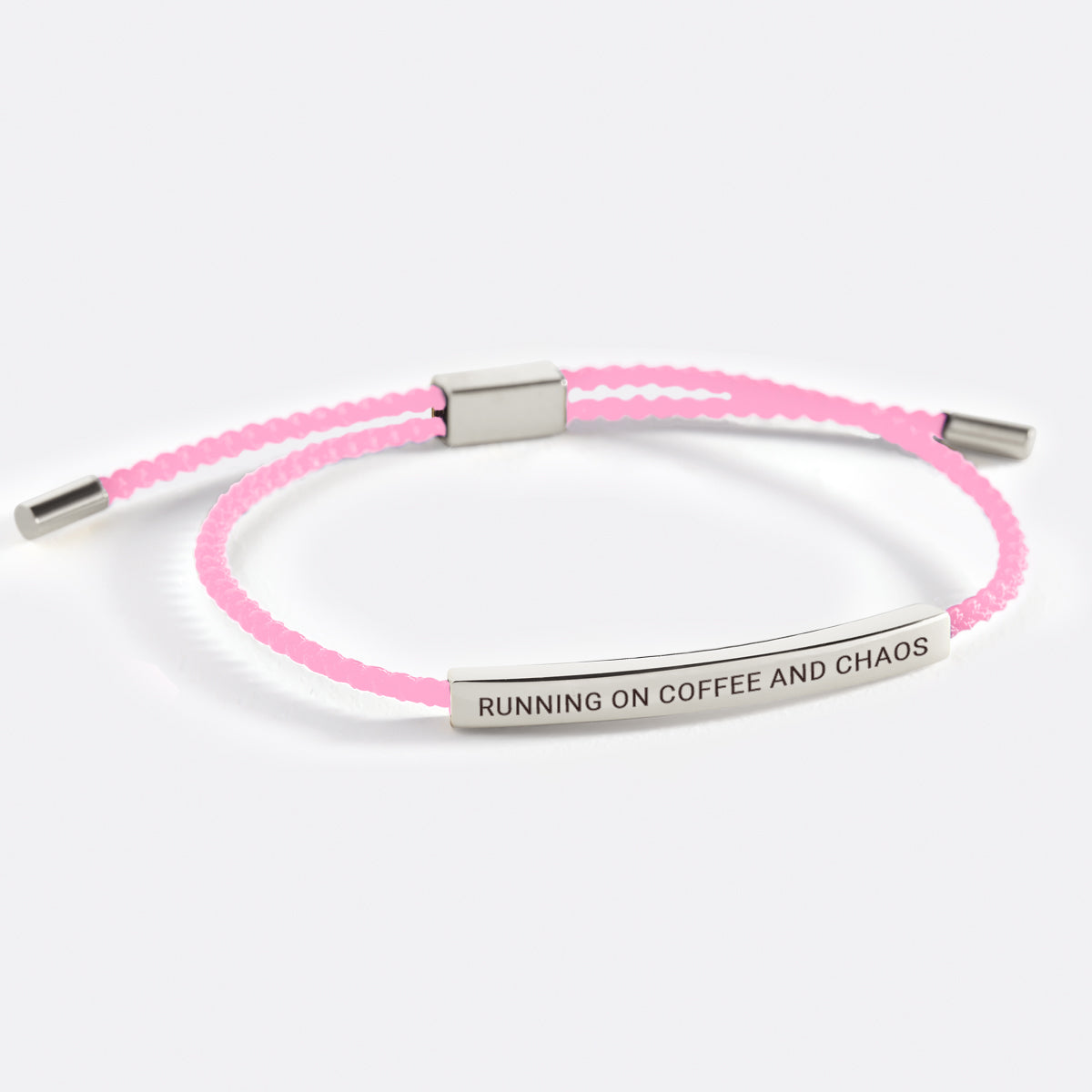 Running on Coffee and Chaos Inspire Bracelet