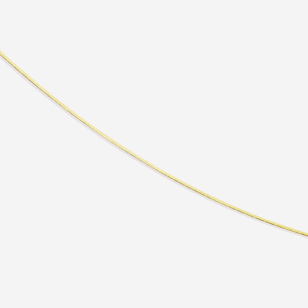 Dainty Herringbone Chain Necklace