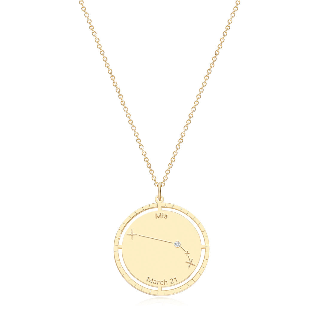 Personalized Constellation Pendant Necklace