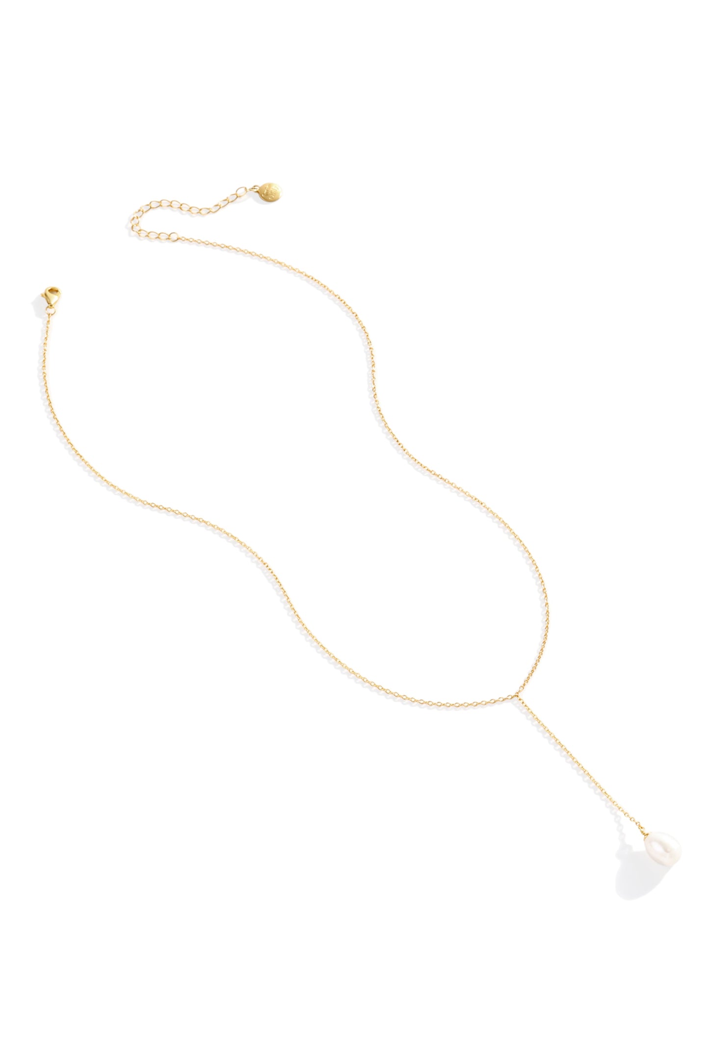 Pearl Lariat Necklace