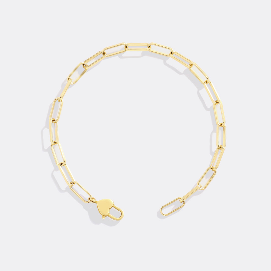 Heart Padlock Bracelet