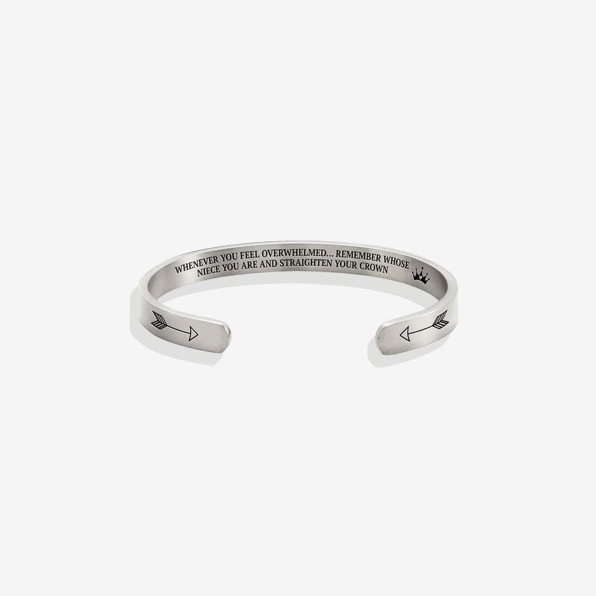 Remember Who You Are and Straighten Your Crown Cuff Bracelet