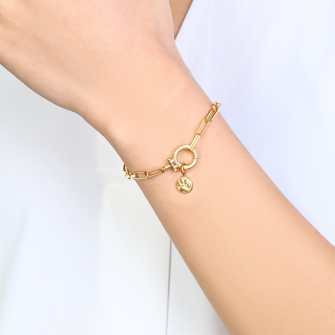 Paw Print Charm