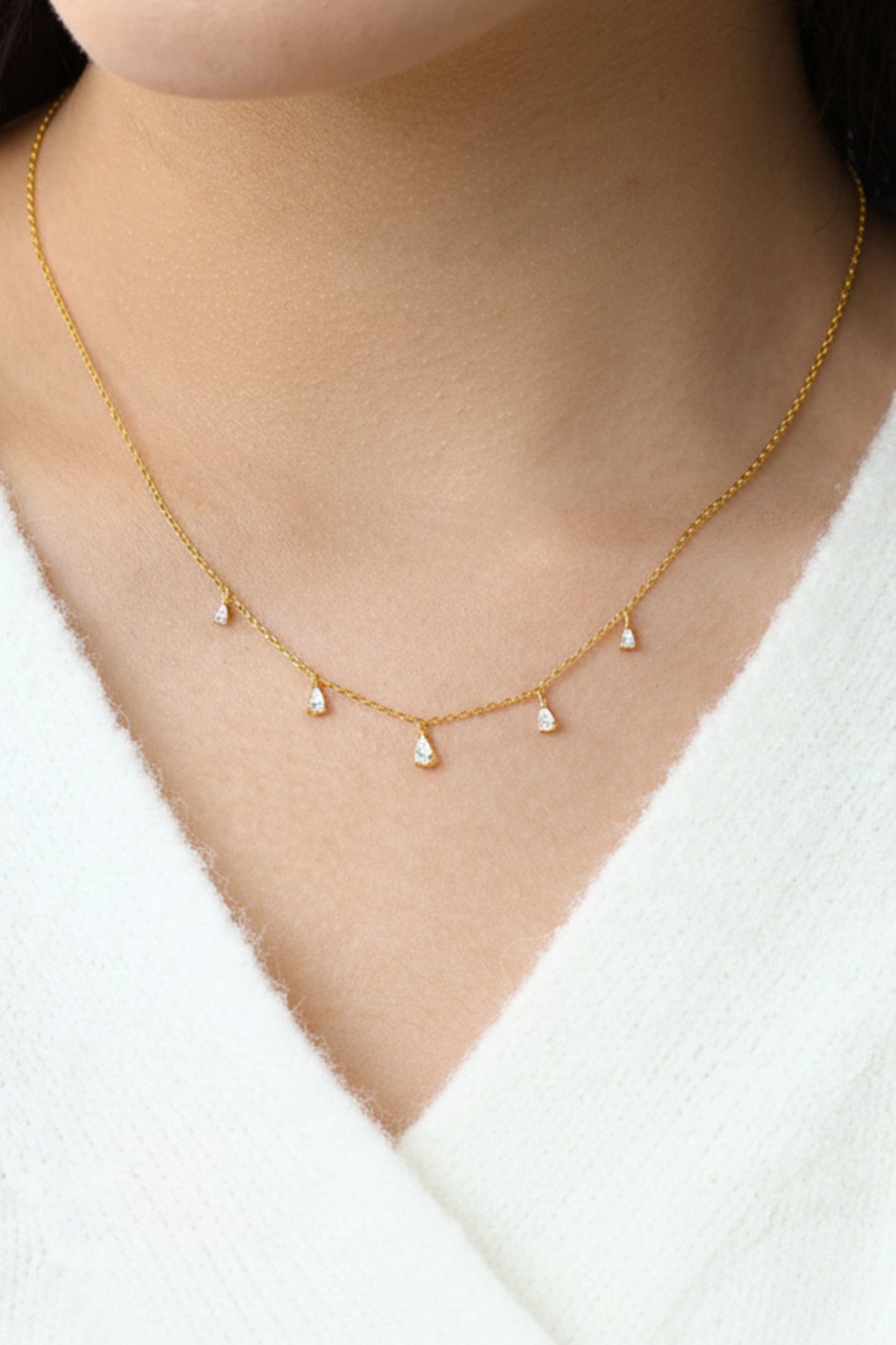 Pear Shape Necklace