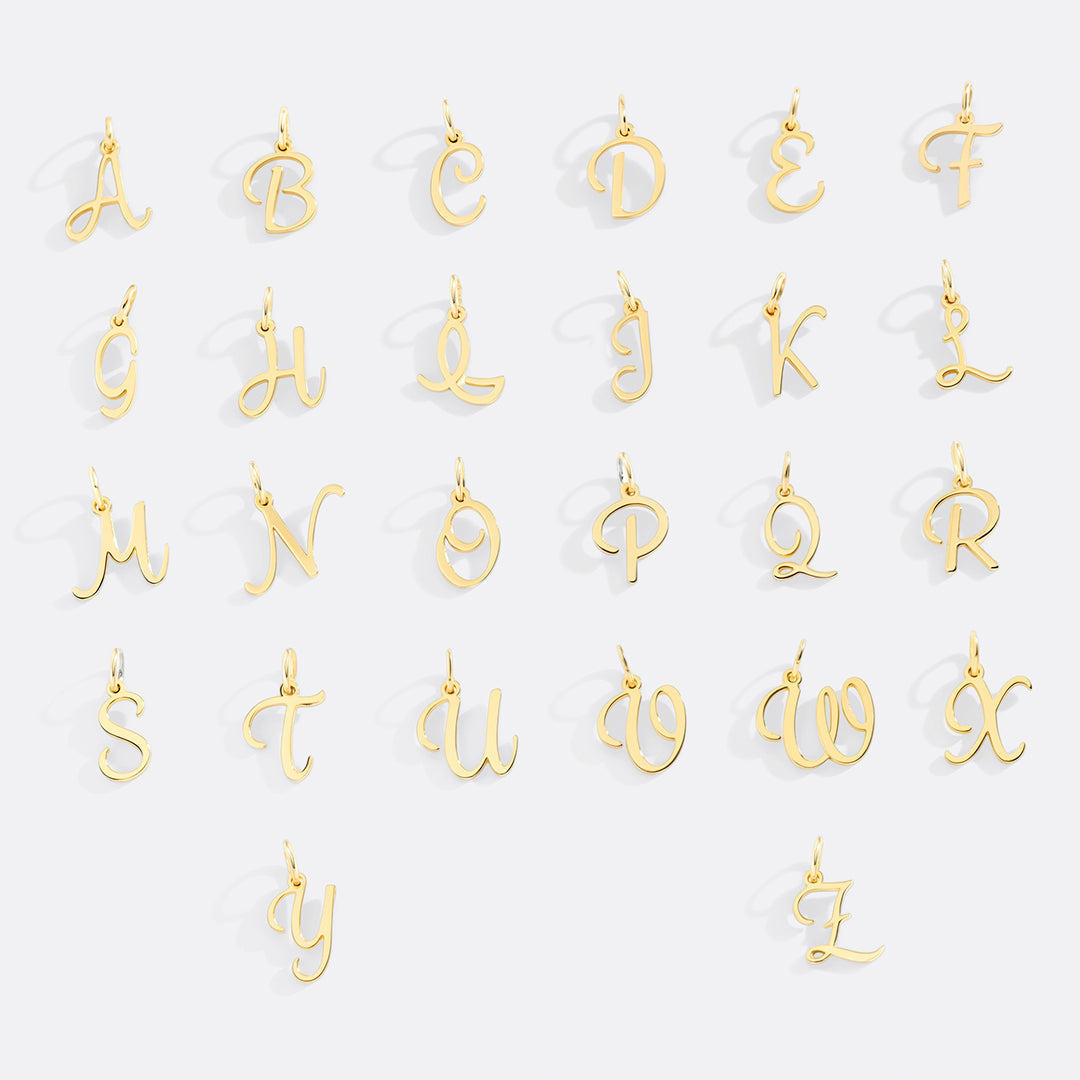 Cursive Initial Charm