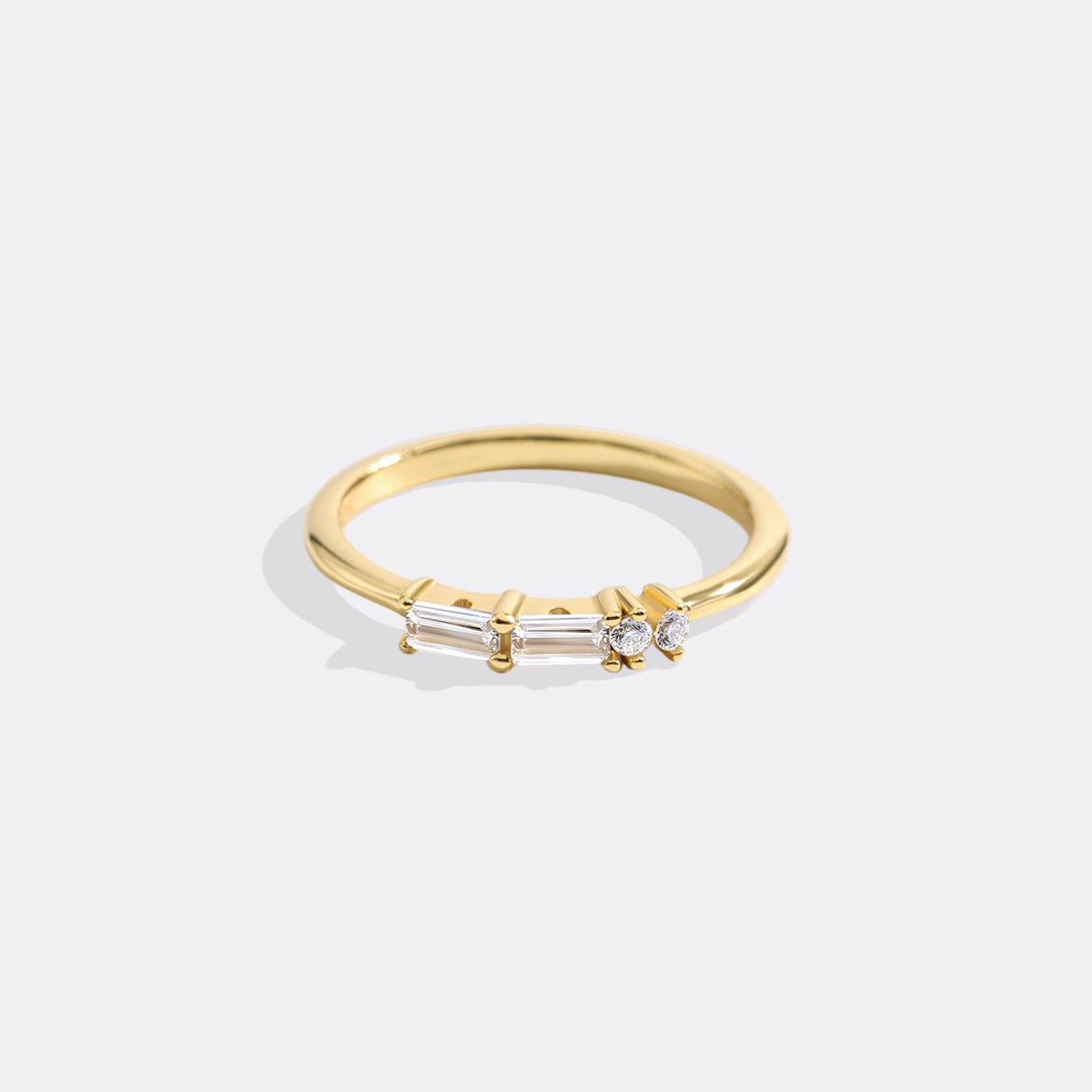 Dainty Personalized Morse Code Ring
