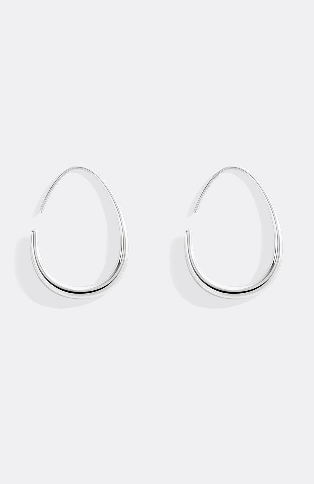 Fluid Hoop Earrings