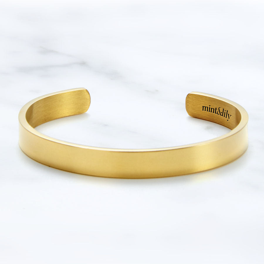 Believe in You Like I Do Cuff Bracelet