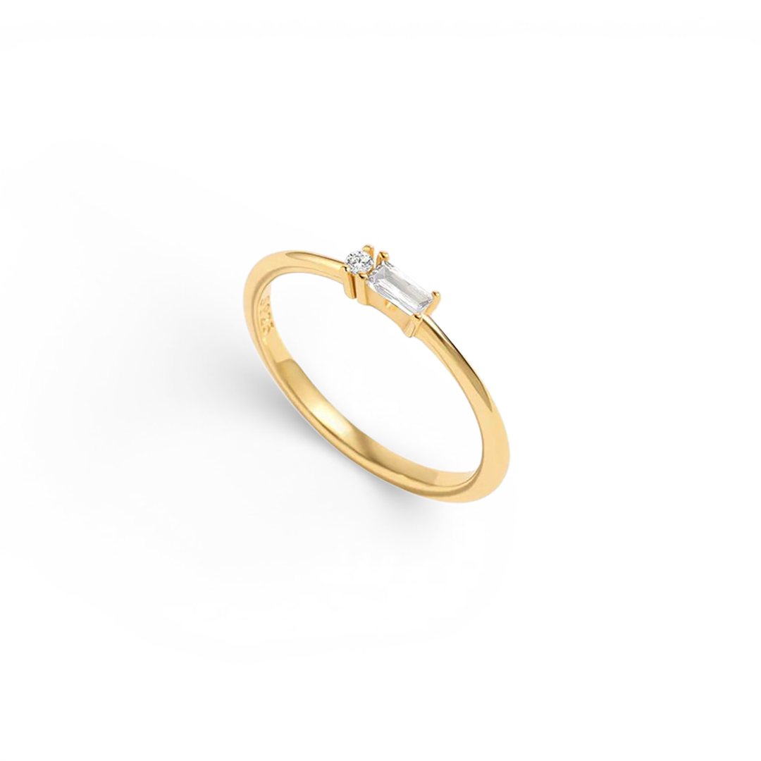 Dainty Personalized Morse Code Ring