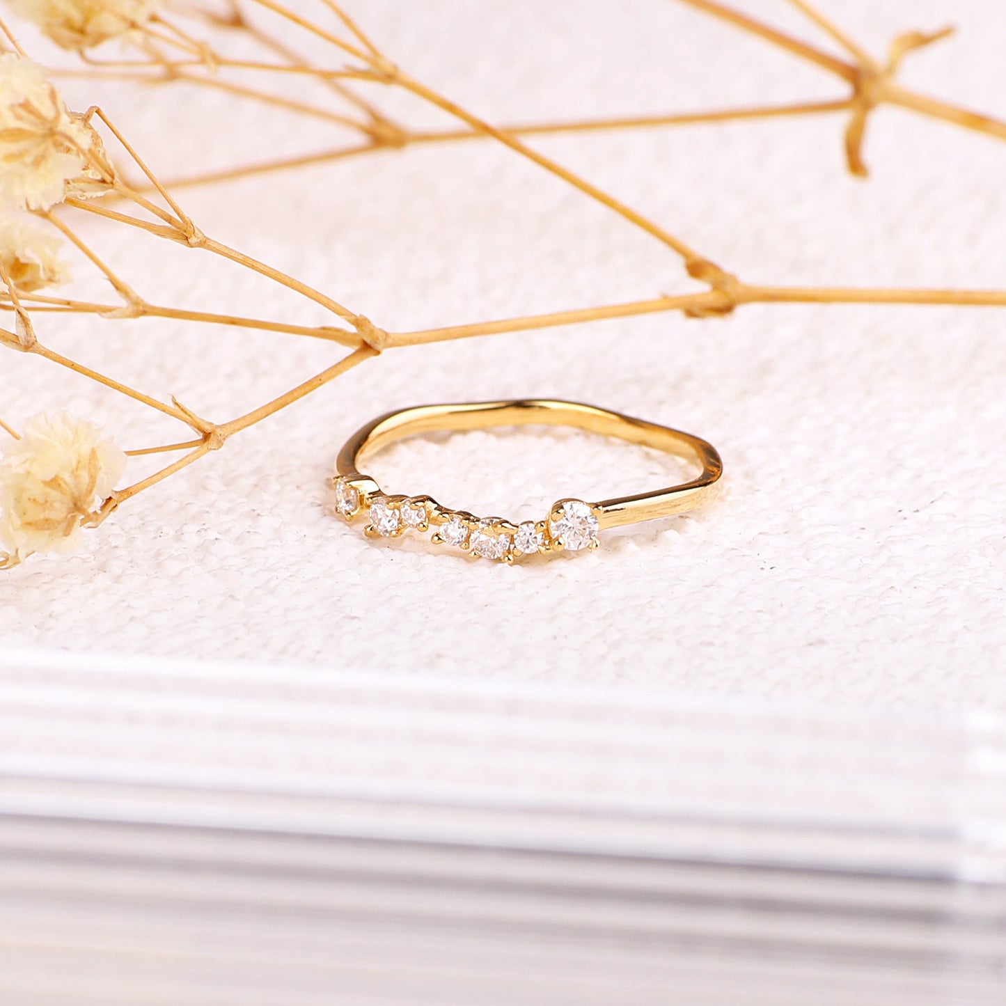 Shimmer Diamond Ring