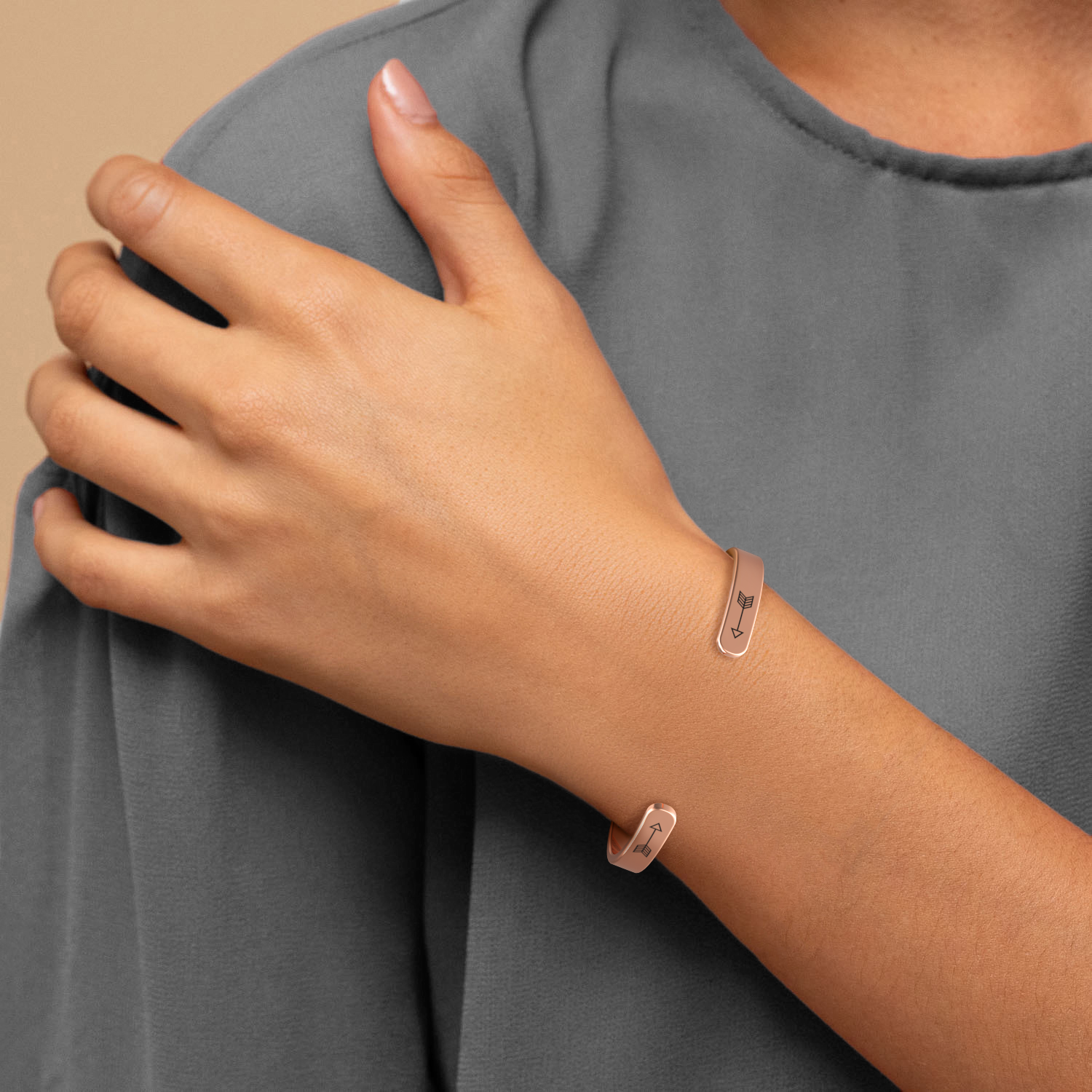 Be Brave. Be Strong. Be Badass. Cuff Bracelet