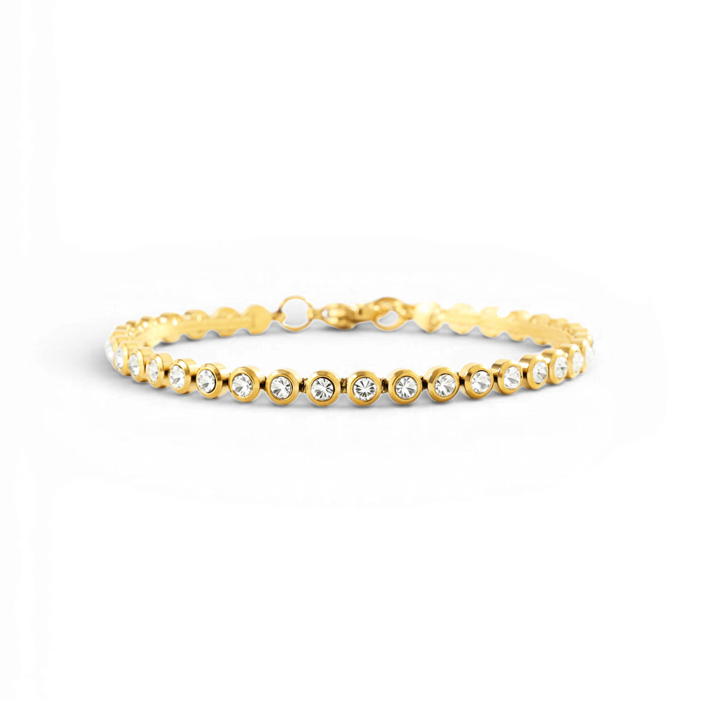 Bezel Tennis Bracelet